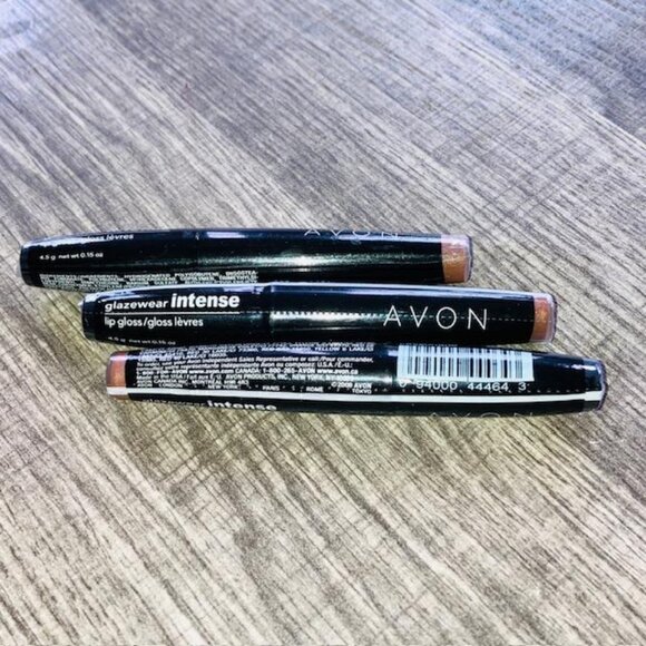 3x NOS AVON Glazewear Intense Lip Gloss BROWN SUGAR G522 SEALED - Picture 2 of 6